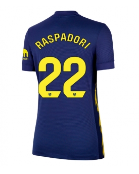 Atletico Madrid Giacomo Raspadori #22 Maglia Gara Trasferta Repliche 2025-26 Donna Maniche Corte